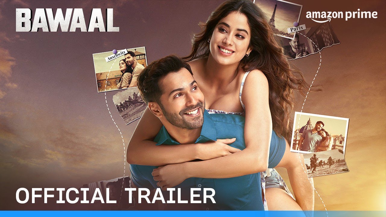 Bawaal | Official Trailer | Varun Dhawan, Janhvi Kapoor | Prime Video India
