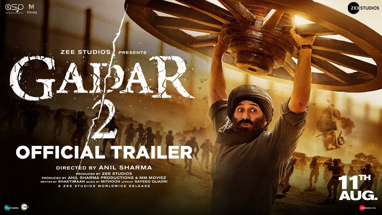 Gadar 2 | Official Trailer | 11th August | Sunny Deol | Ameesha Patel | Anil Sharma |