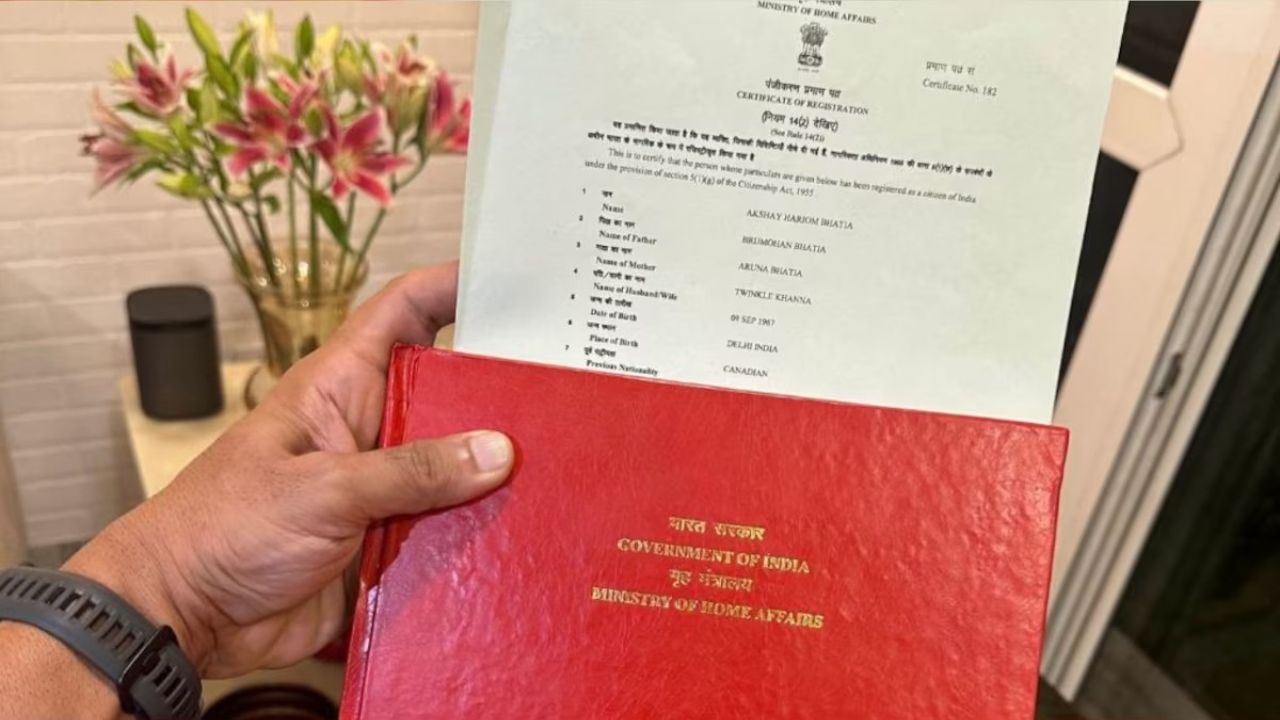 Akshay Kumar Gets Indian Citizenship on the 77th Independence Day.