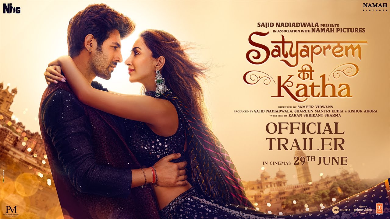 SatyaPrem Ki Katha|Official Trailer|Kartik|Kiara|Sameer V|Sajid Nadiadwala|