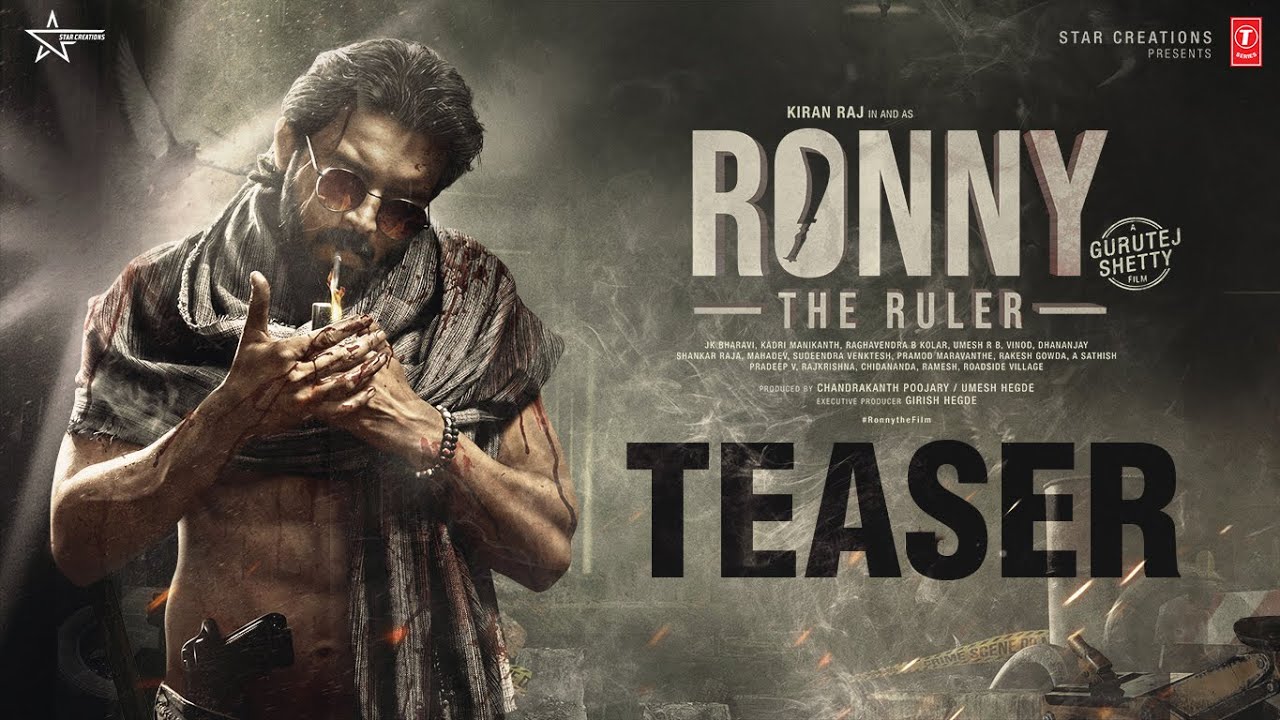 RONNY: THE RULER | OFFICIAL TEASER | HINDI | Kiran Raj | Gurutej Shetty | Samiksha, Apurva, Raadya