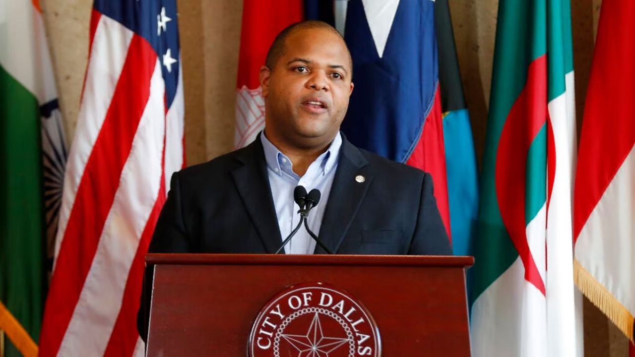 Dallas Mayor Eric Johnson switched party from a Democrat to a Republican.