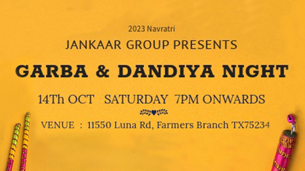 Garba & Dandiya Night 2023 With Amit Trivedi In Dallas