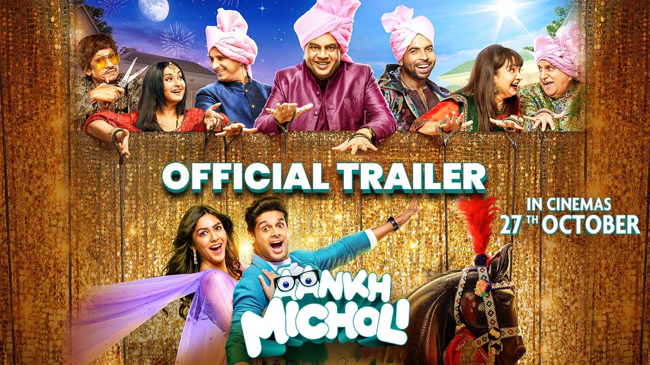 Aankh Micholi | Official Trailer | Paresh R | Mrunal T| Abhimanyu | Sharman J | Divya D