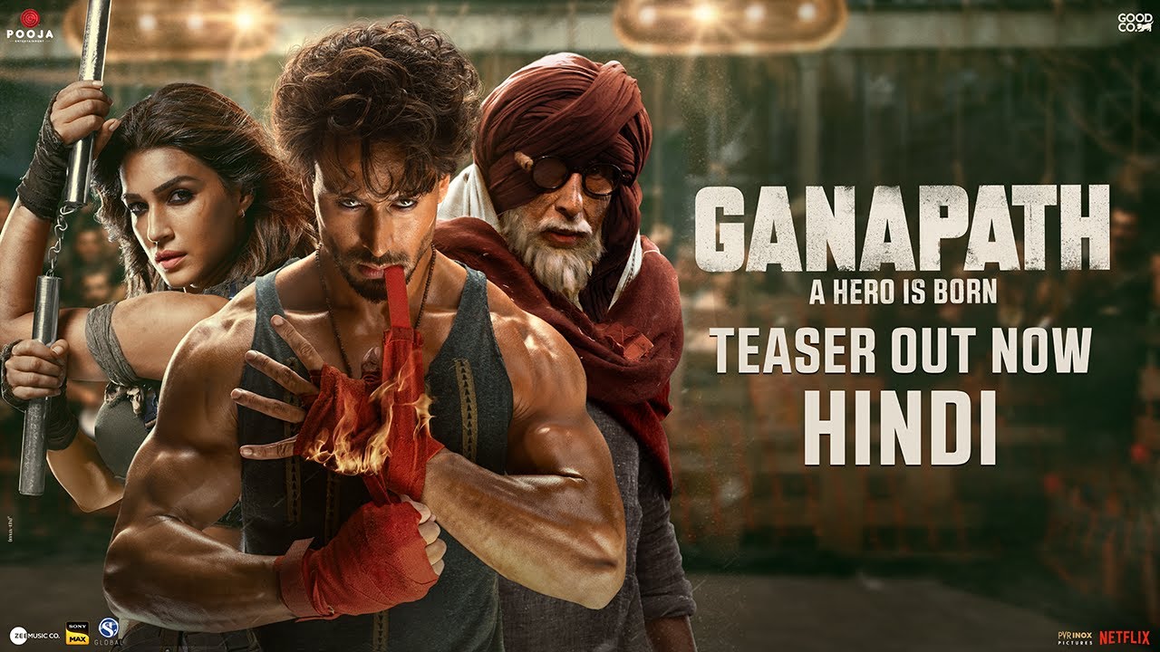 GANAPATH | Hindi Teaser | Amitabh B, Tiger S, Kriti S ❘ Vikas B, Jackky B | 20th Oct’ 23