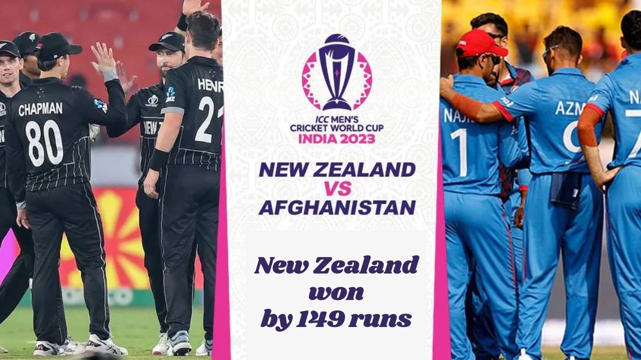 New Zealand Dominates Afghanistan in ICC World Cup 2023