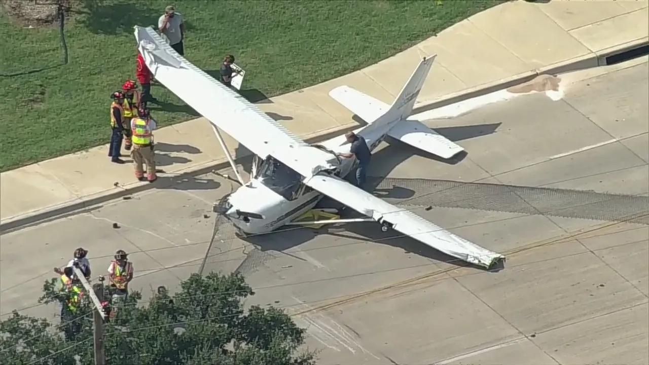 Arlington: Small plane makes emergency landing near apartments.