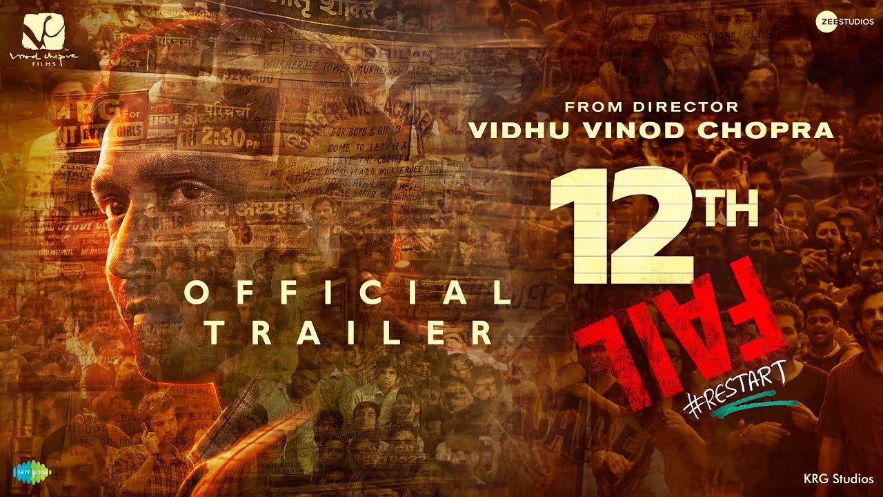 12th Fail | Official Trailer | Vidhu Vinod Chopra | In Cinemas Worldwide | 27th October, 2023