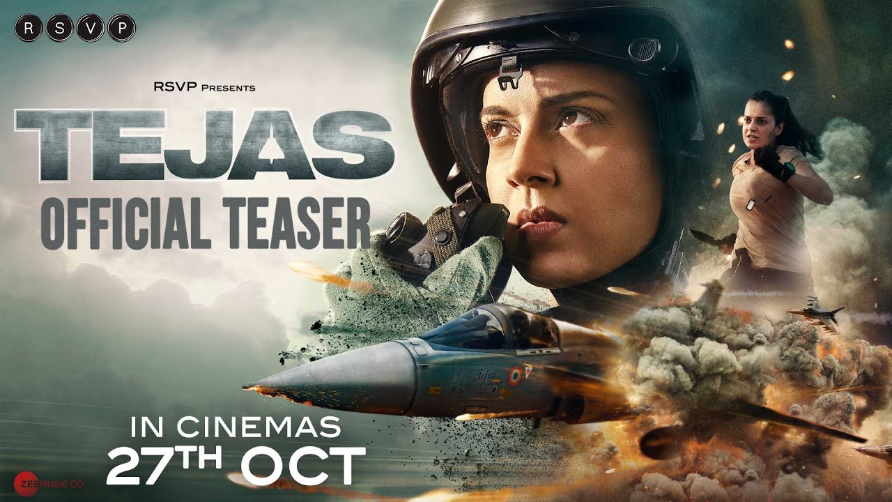 Tejas | Official Teaser | Kangana Ranaut | Sarvesh M | Ronnie S | In Cinemas 27 Oct