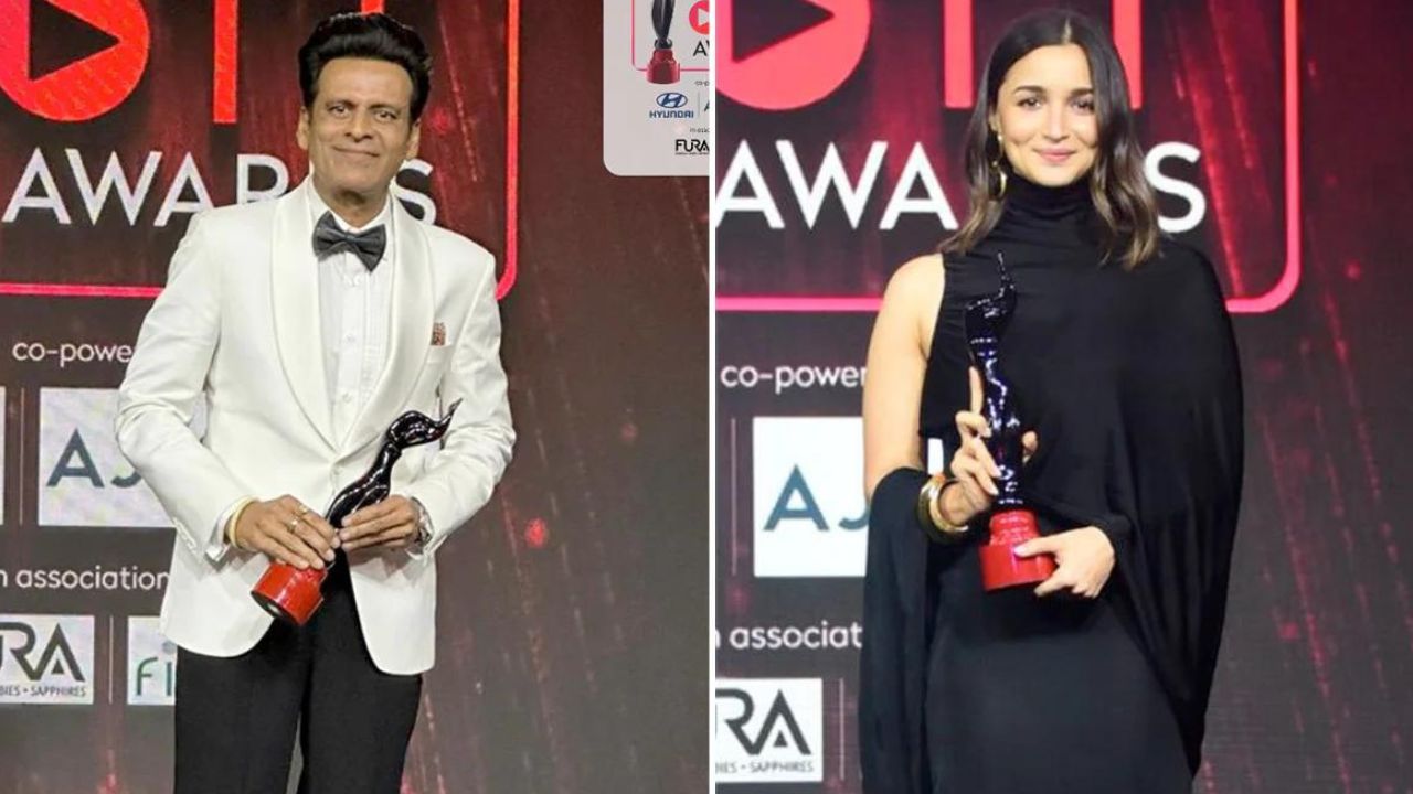 Alia Bhatt and Manoj Bajpayee Won Top Honors at Filmfare OTT Awards