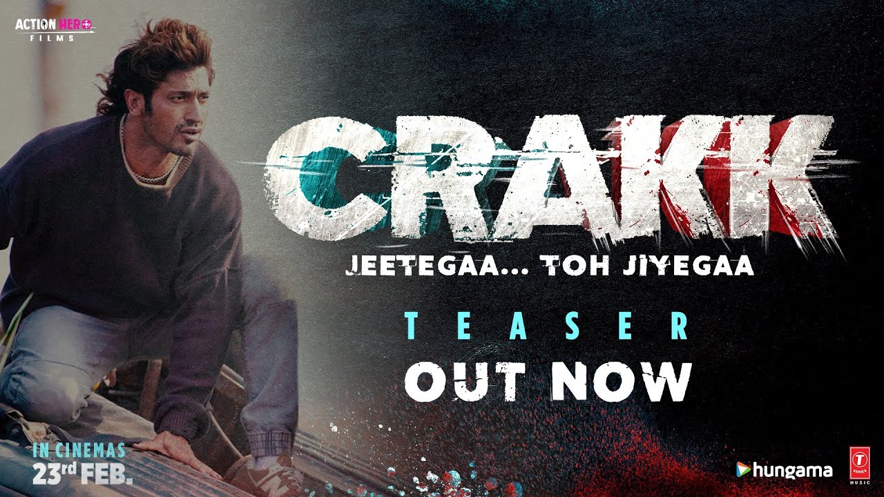 CRAKK: Jeetegaa Toh Jiyegaa | Official Teaser | Vidyut Jammwal | Nora F | Aditya D | Arjun R,Amy J