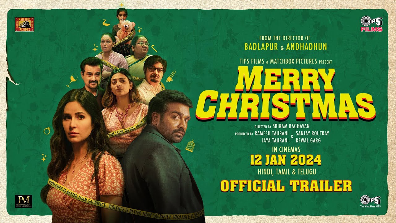 Merry Christmas | Hindi Trailer | Vijay Sethupathi | Katrina Kaif | Sriram Raghavan | Ramesh Taurani