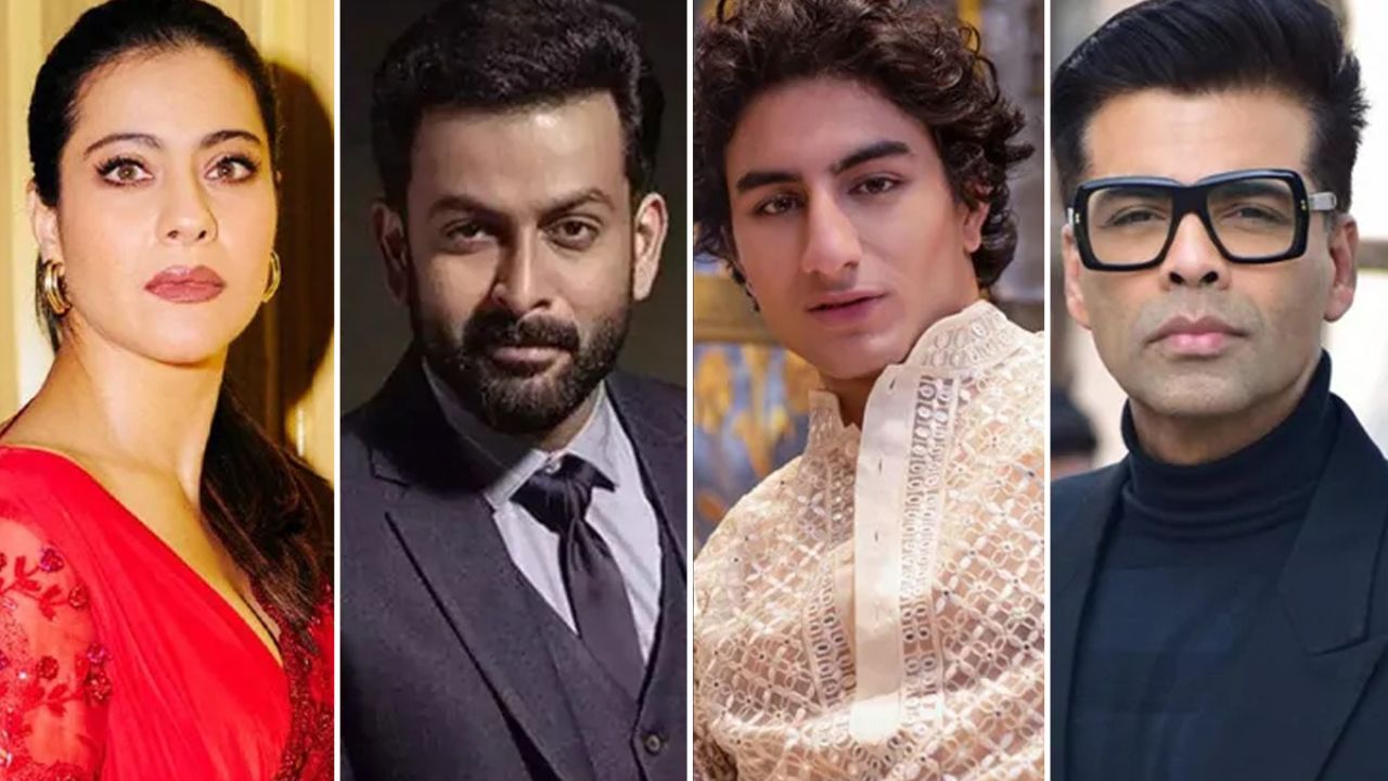 Karan Johar teased his next film on Instagram, hinting at a star cast that includes Prithviraj Sukumaran, Kajol, and Ibrahim Ali Khan.