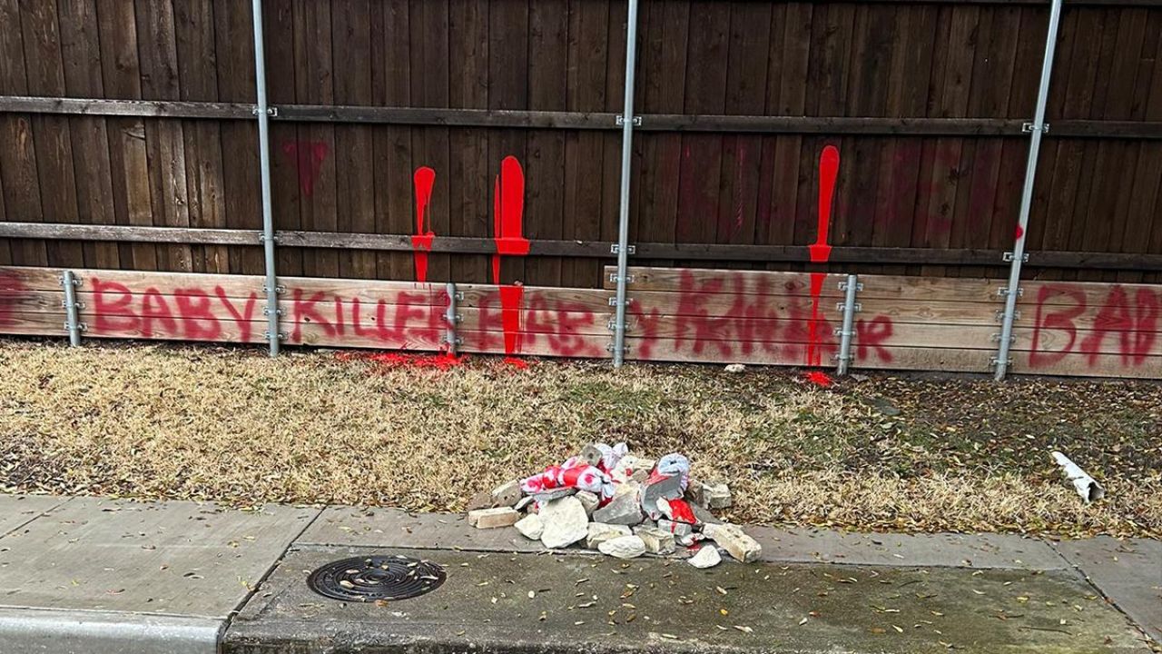 A Dallas councilwoman home was reportedly vandalized with anti-Semitic graffiti