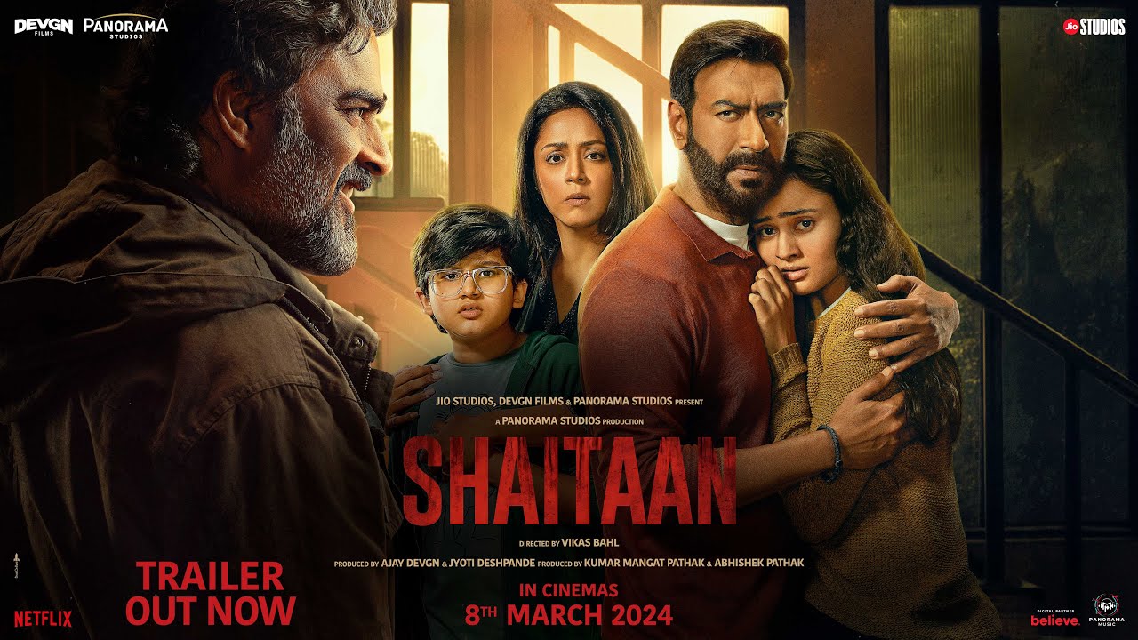 Shaitaan | Trailer | Ajay Devgn, R Madhavan, Jyotika | Jio Studios, Devgn Films, Panorama Studios