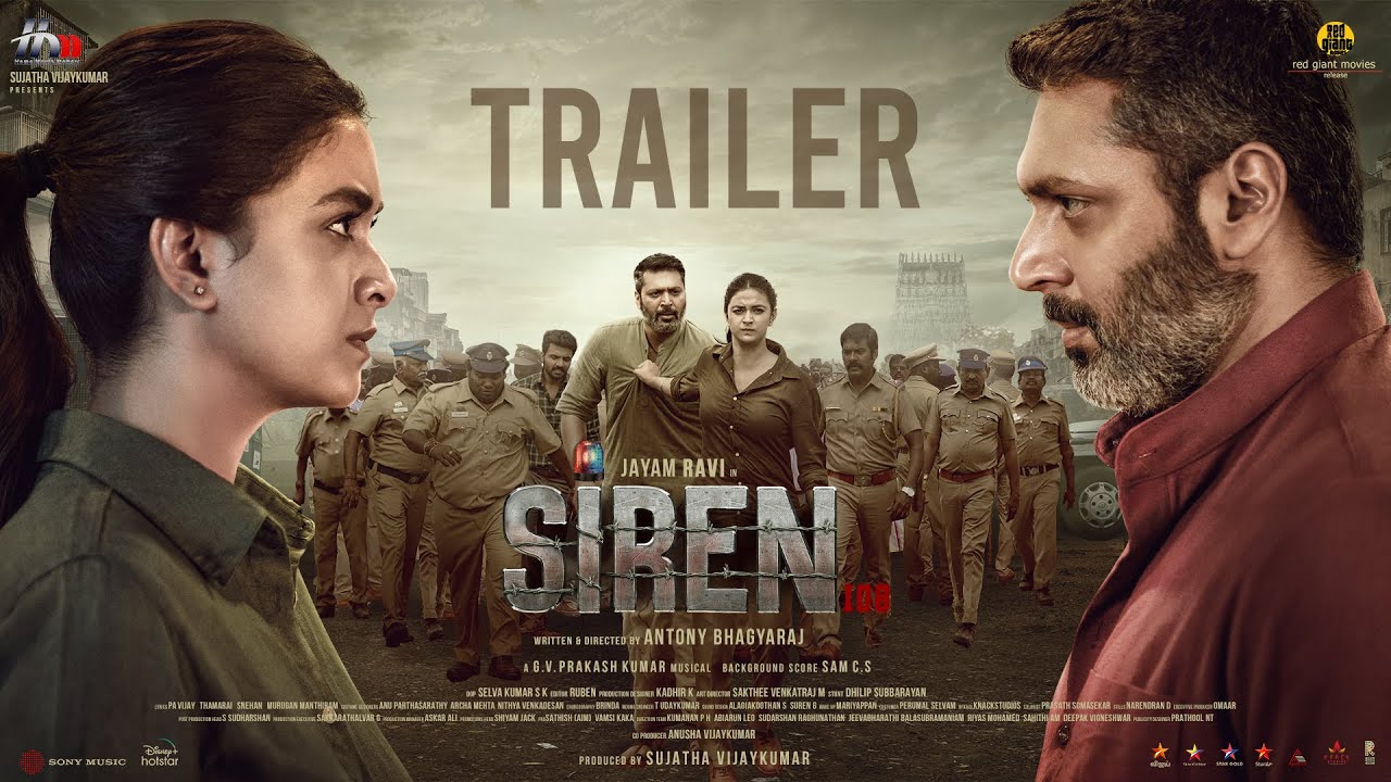 Siren | Official Trailer | Jayam Ravi, Keerthy Suresh | G.V. Prakash Kumar