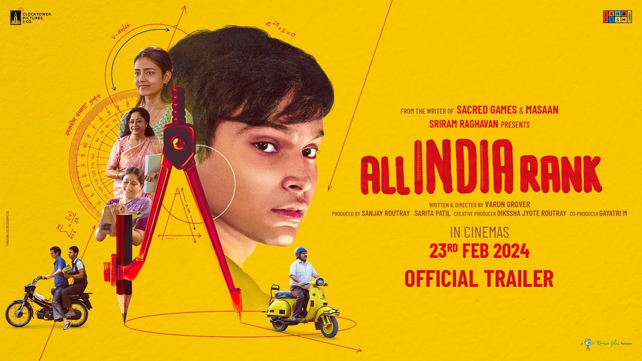 All India Rank | Official Trailer | Varun Grover | Sriram Raghavan | In Theatres 23rd Feb 2024