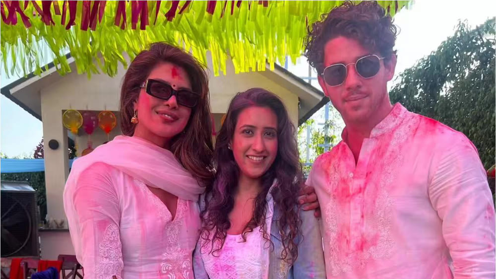 Priyanka Chopra Dances with Nick Jonas at Holi Party; Shares Joyful Moments with Family