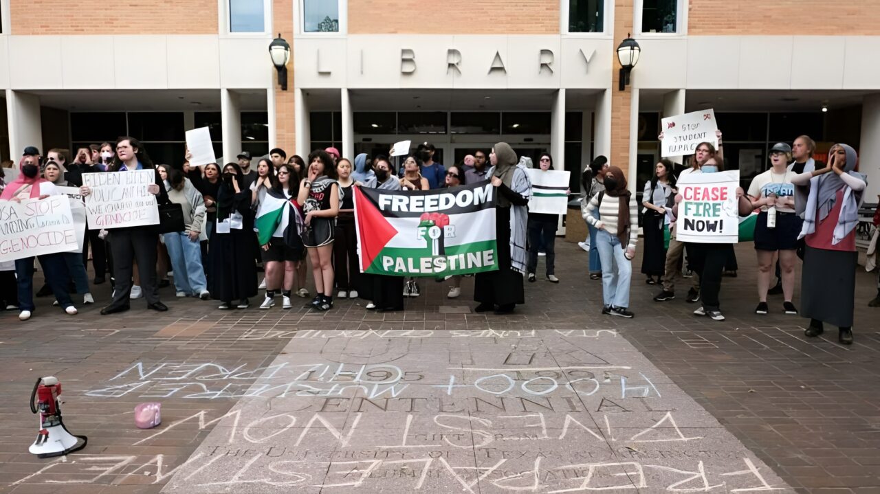 North Texas Students Rally in Pro-Palestine Protests