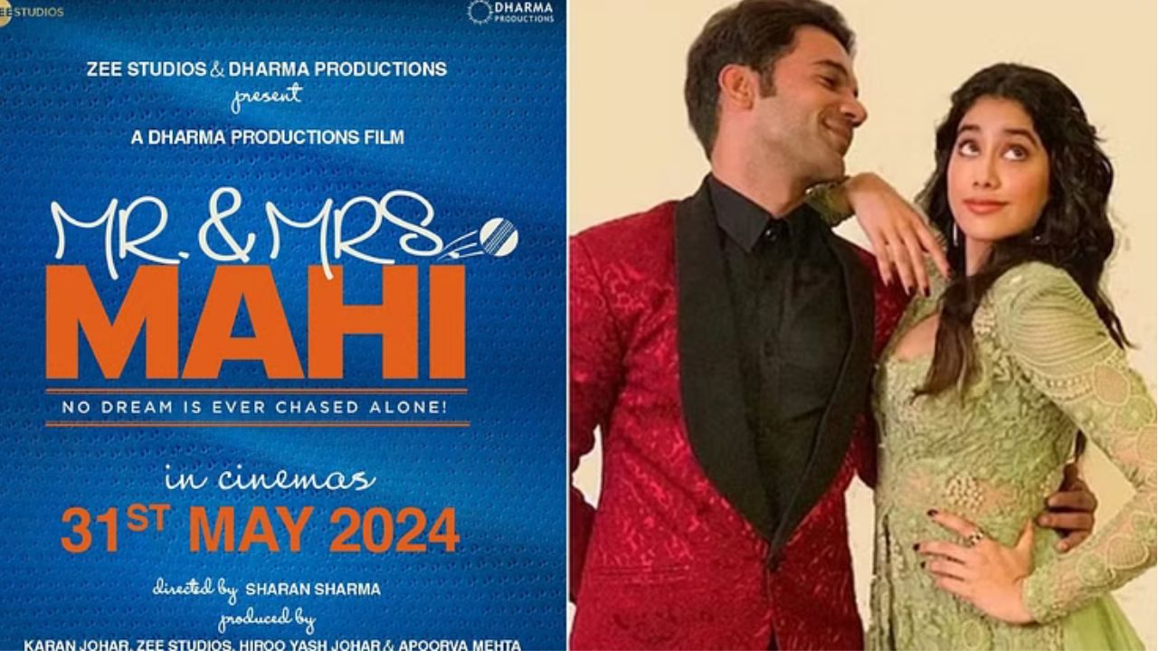 Mr. and Mrs. Mahi Makers Unveil Release Date for Rajkummar Rao and Janhvi Kapoor Starrer