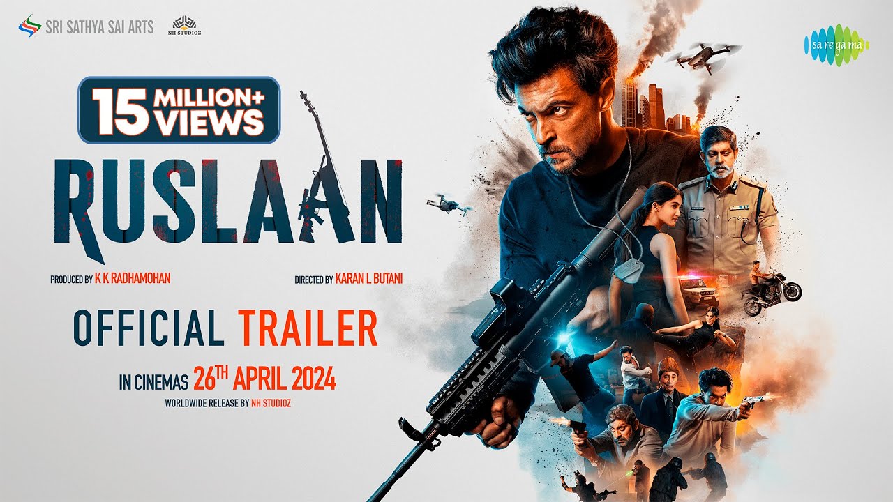 Ruslaan | Official Trailer | Aayush Sharma, Jagapathi Babu, Sushrii | Karan B | Radhamohan | 26th Apr