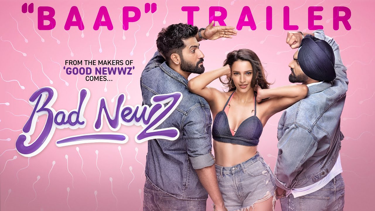 Bad Newz | Official Trailer | Vicky Kaushal | Triptii Dimri | Ammy Virk | Anand Tiwari | 19th July