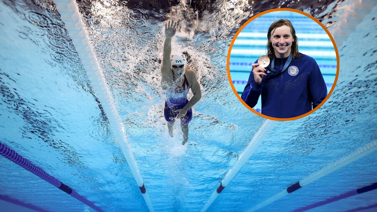 USA’s Katie Ledecky wins 13th Olympic medal to set all-time female record