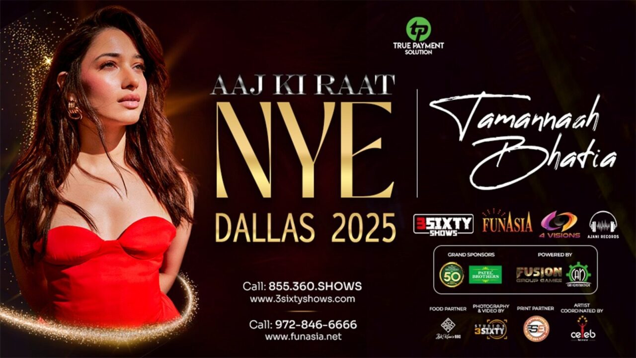 Aaj Ki Raat NYE – Dallas 2025