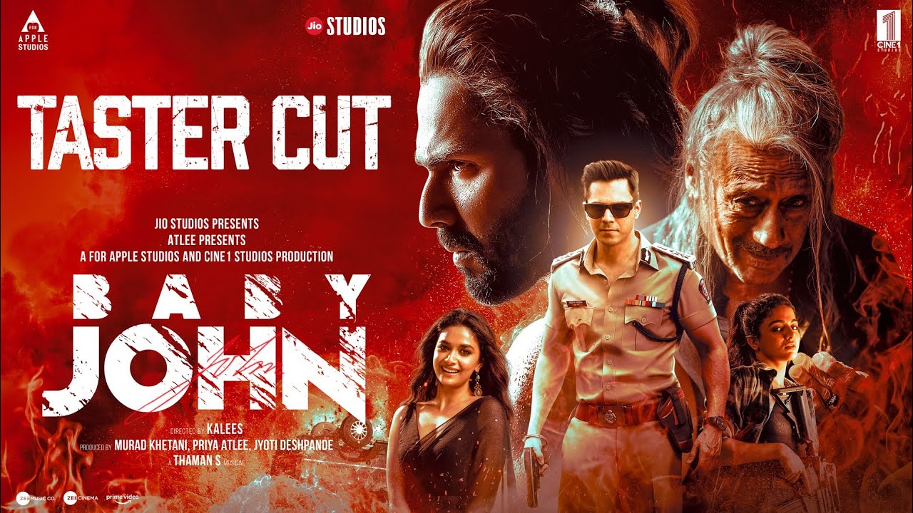 Baby John | Taster Cut | Atlee | Varun Dhawan, Keerthy Suresh, Wamiqa G, Jackie Shroff | 25th Dec