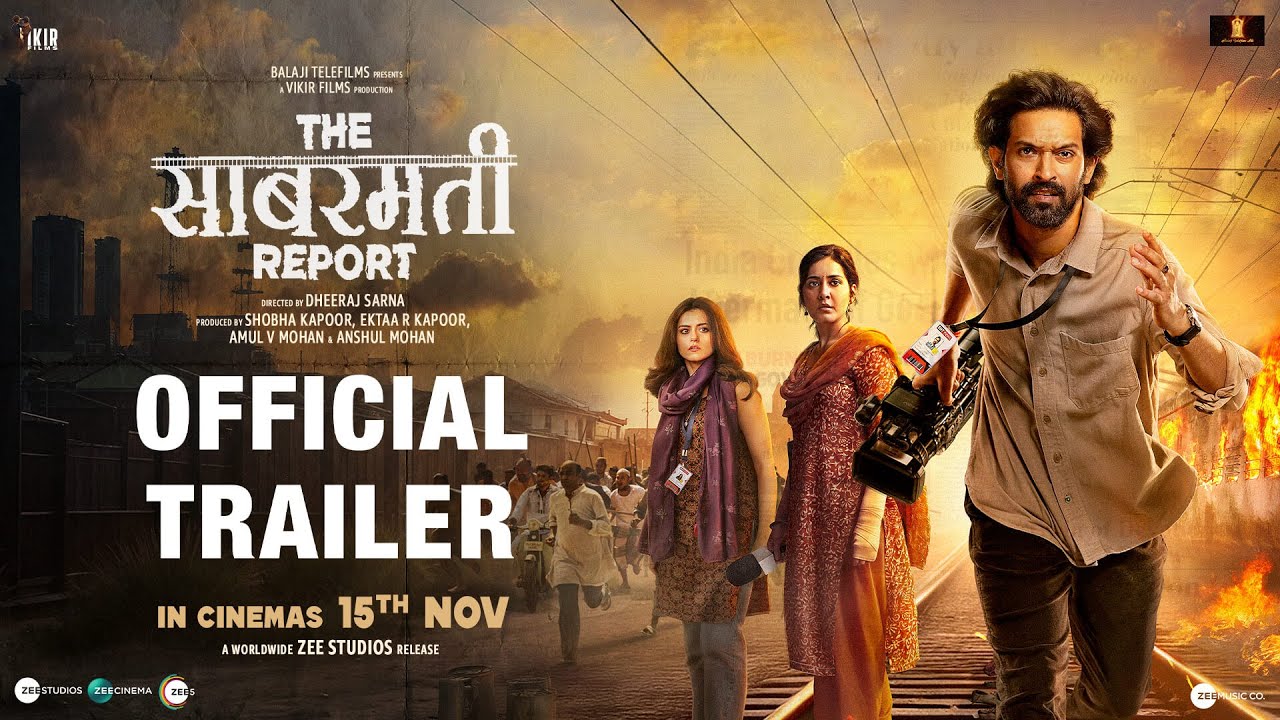 The Sabarmati Report | Official Trailer | Vikrant M, Raashii K, Ridhi D | Ektaa K | In Cinemas Nov 15