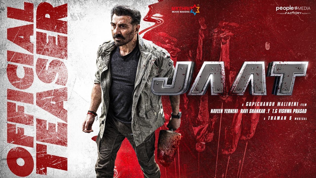 JAAT | Official Teaser | Sunny Deol | Gopichandh Malineni | Thaman S | TG Vishwa Prasad | PMF