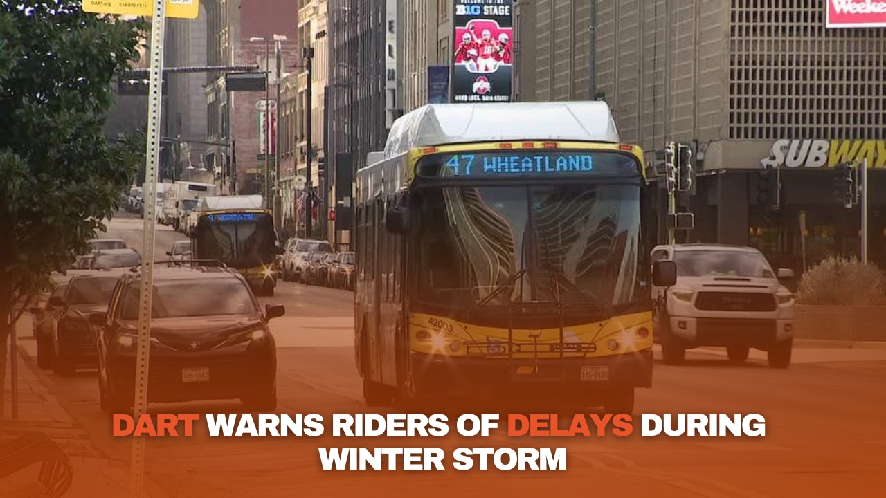 DART Warns Riders About Delays During Dallas Winter Storm