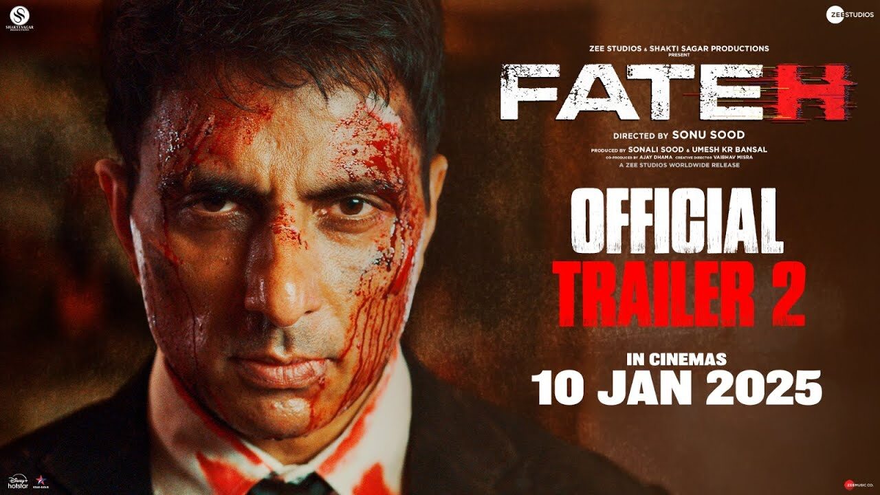 Fateh | Official Trailer 2 | Sonu Sood | Jacqueline Fernandez | In Cinemas 10th January