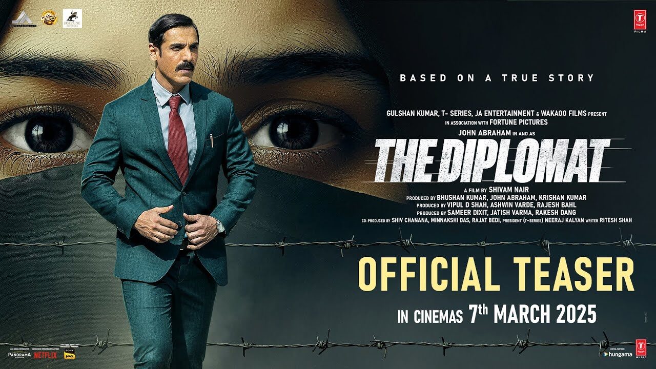 The Diplomat | Official Teaser | John Abraham | Sadia Khateeb | Shivam Nair | Bhushan Kumar