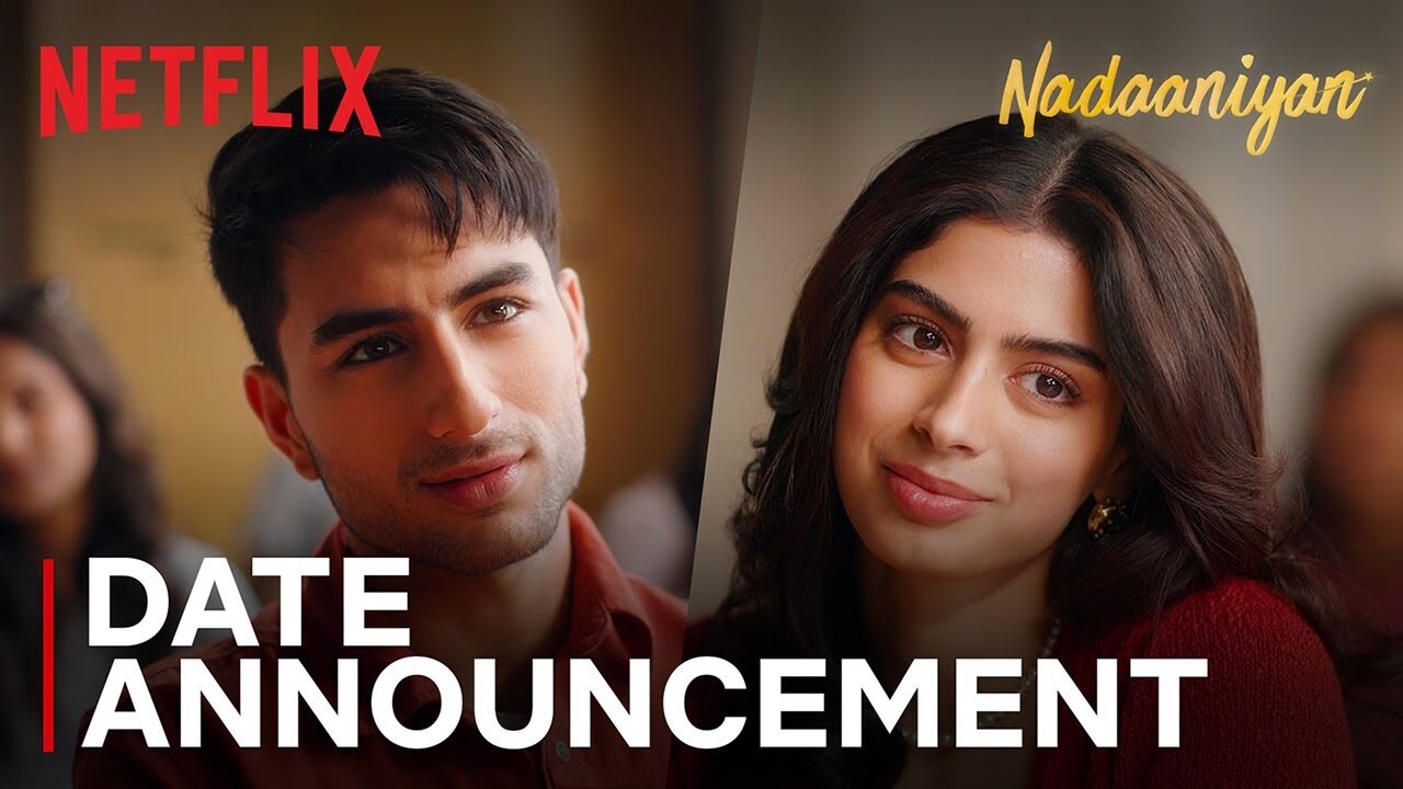 Nadaaniyan | Date Announcement | Ibrahim Ali Khan, Khushi Kapoor | Netflix India