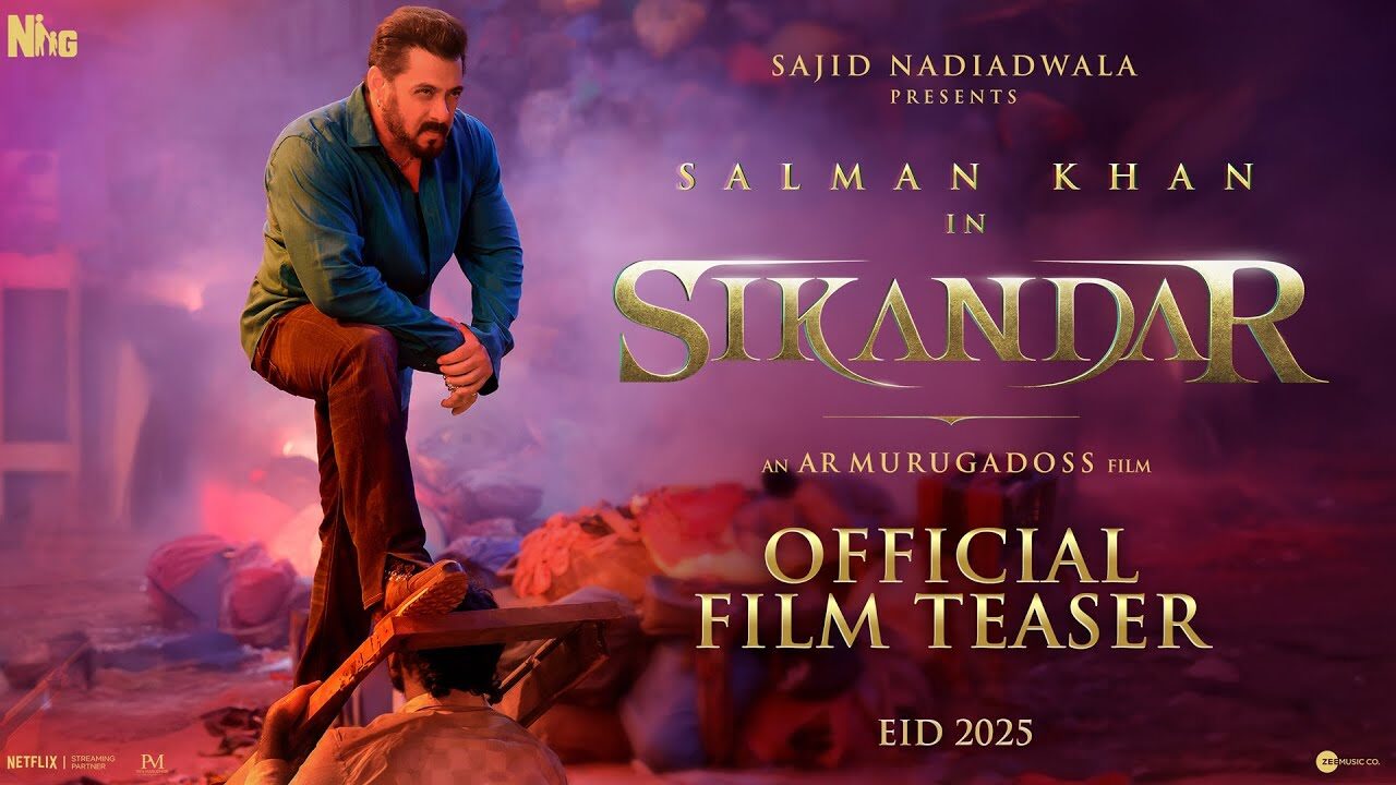 SIKANDAR | Official Film Teaser | Salman Khan, Rashmika | Sajid Nadiadwala | A.R. Murugadoss | EID2025