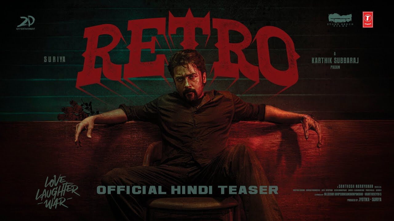 RETRO – Teaser | Hindi | Suriya | Pooja Hegde | Karthik Subbaraj | Santhosh Narayanan