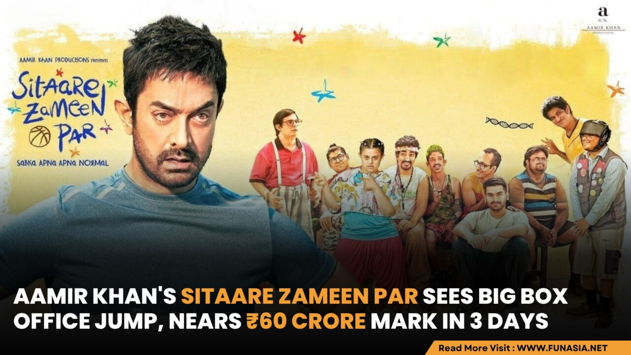 Aamir Khan’s Sitaare Zameen Par Shows Strong Weekend Growth, Collects Nearly ₹60 Crore