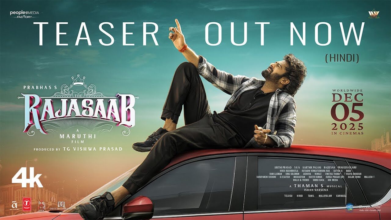The Raja Saab | Hindi Teaser | Prabhas | Maruthi | Thaman | TG Vishwa Prasad | Dec 5, 2025