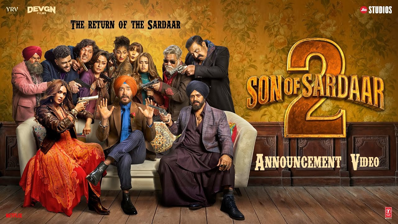 Son Of Sardaar 2 | OFFICIAL ANNOUNCEMENT | Ajay Devgn & Mrunal Thakur | Vijay Kumar Arora | 25th July