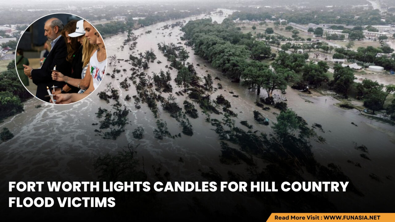 Fort Worth Holds Candlelight Vigil for Victims of Texas Hill Country Flooding