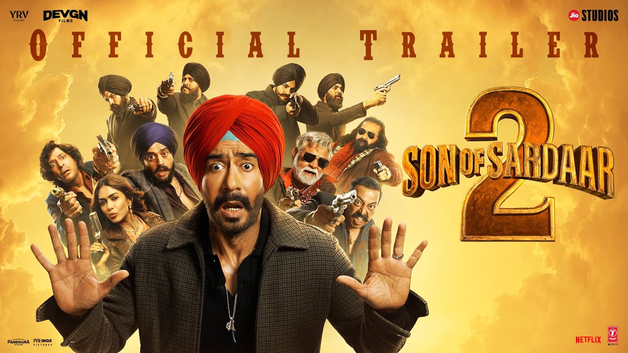 Son Of Sardaar 2 | OFFICIAL TRAILER | Ajay Devgn & Mrunal Thakur | Vijay Kumar Arora | 25th July