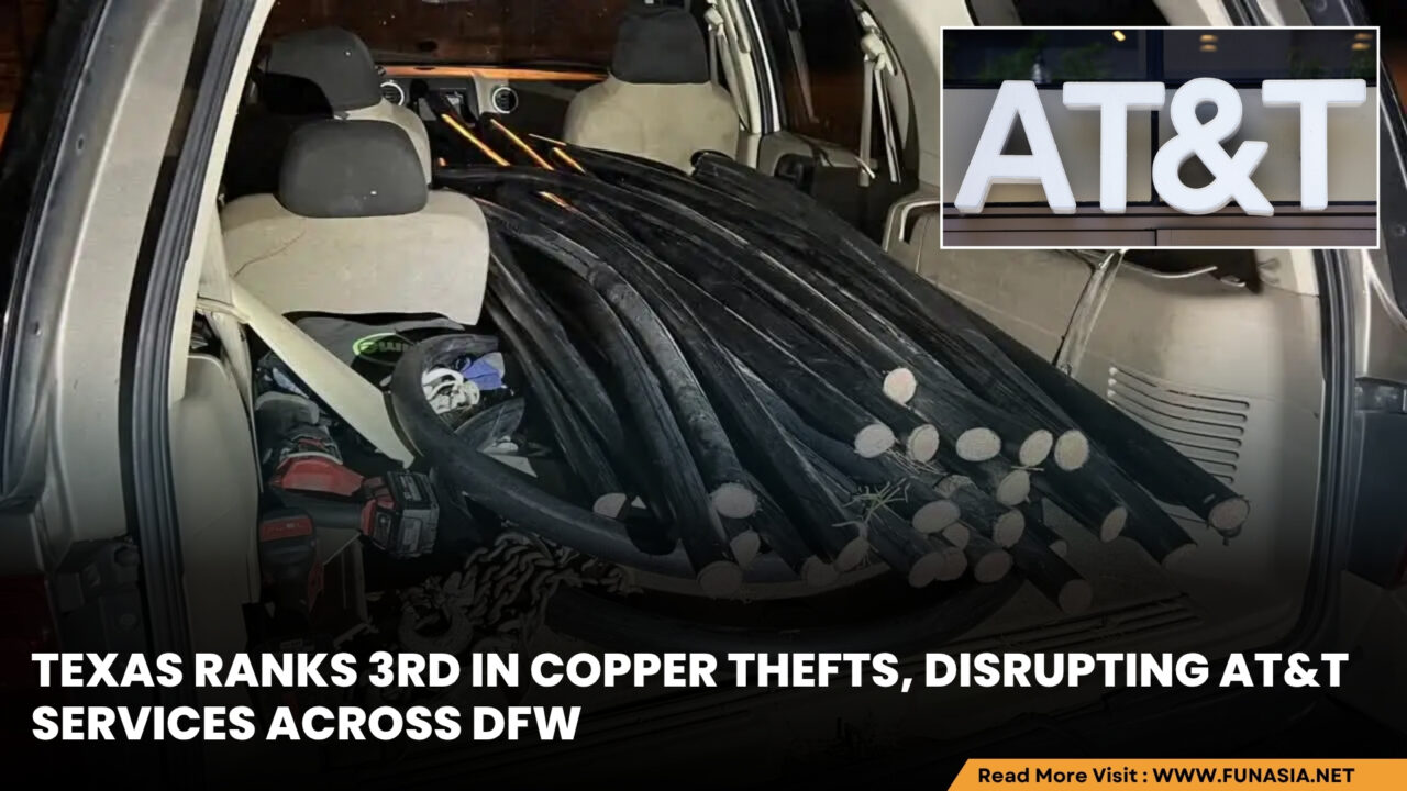 Copper Thefts Surge in Dallas-Fort Worth, Costing AT&T Over $1 Million in Damages