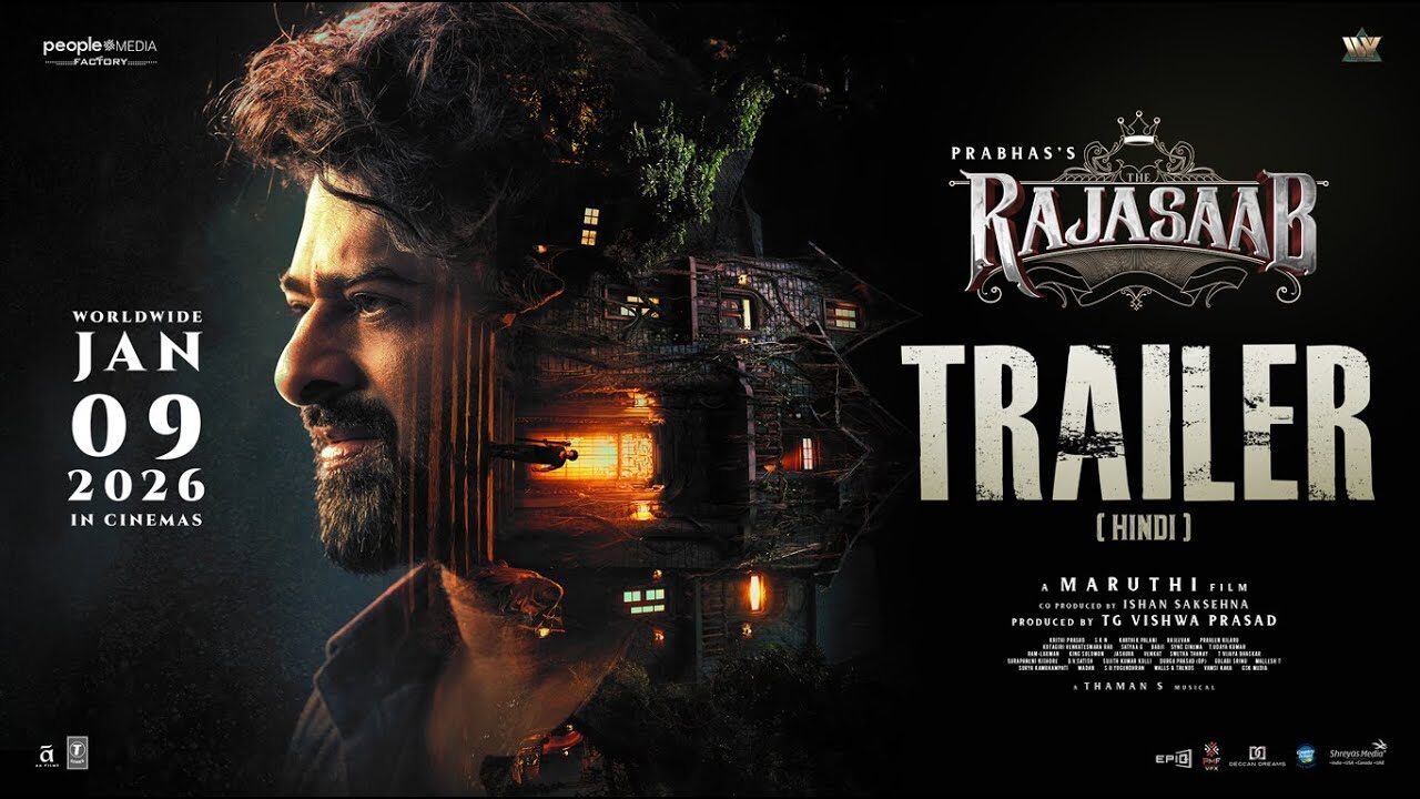 The Raja Saab | Official Trailer | Hindi | Prabhas | Maruthi | Thaman| TG Vishwa Prasad | Krithi Prasad