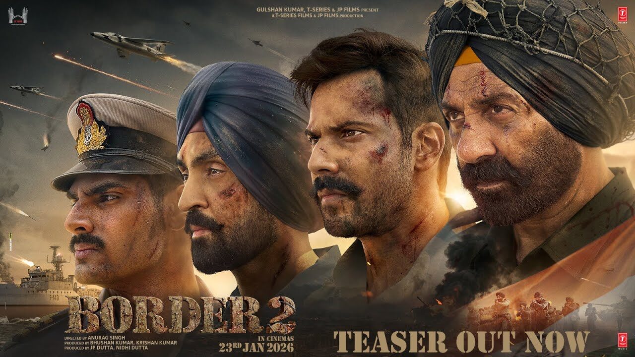 BORDER 2 | Teaser | Sunny Deol, Varun D, Diljit, Ahan | Anurag S | JP Dutta, Bhushan K | 23-Jan-2026 BORDER 2 | Teaser | Sunny Deol, Varun D, Diljit, Ahan | Anurag S | JP Dutta, Bhushan K | 23-Jan-2026