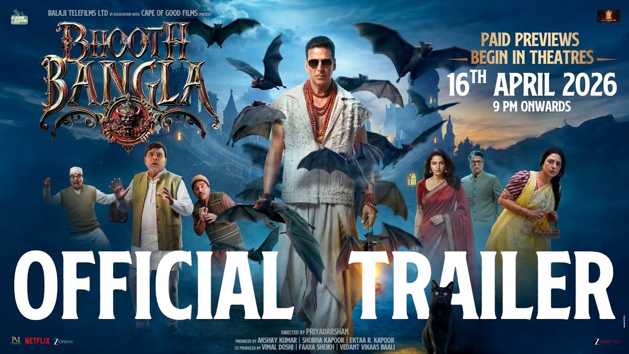 Bhooth Bangla | Official Trailer | Akshay Kumar, Tabu, Paresh, Wamiqa, Priyadarshan |In Cinemas 16 Apr Bhooth Bangla | Official Trailer | Akshay Kumar, Tabu, Paresh, Wamiqa, Priyadarshan |In Cinemas 16 Apr